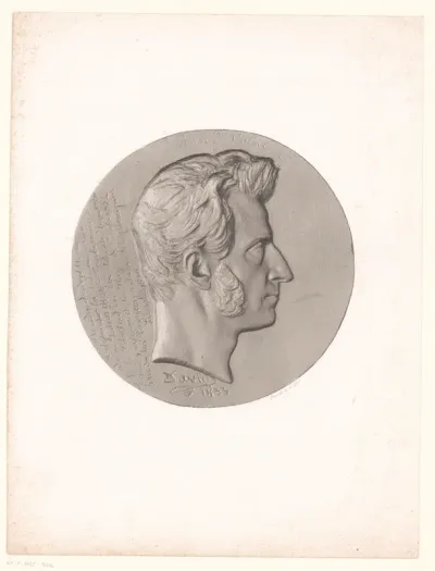 Medaille met portret van François Valdes