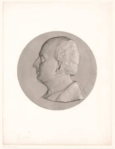 Medaille met portret van Jean Reynaud
