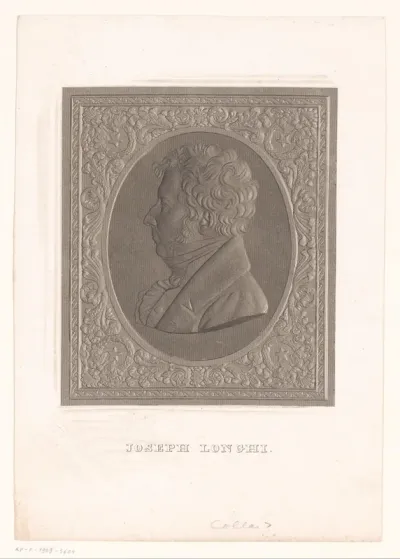 Medaille met portret van Joseph Longhi
