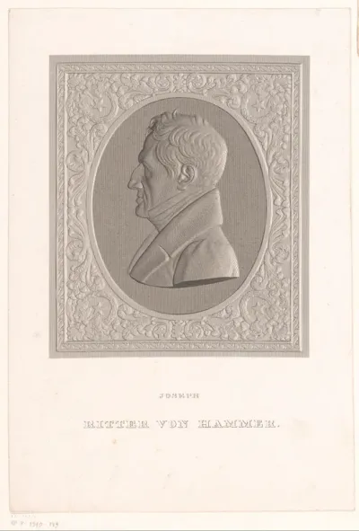 Medaille met portret van Joseph von Hammer-Purgstall