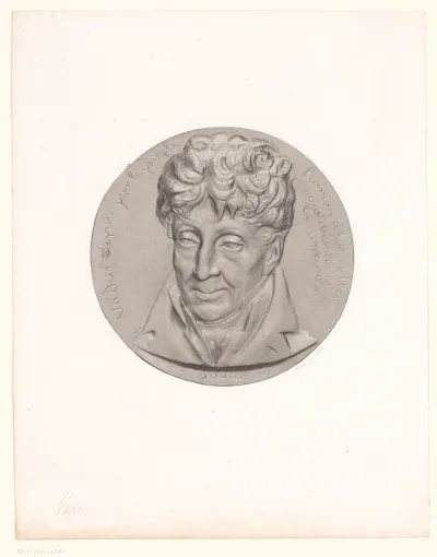 Medaille met portret van Marc-Guillaume Alexis Vadier