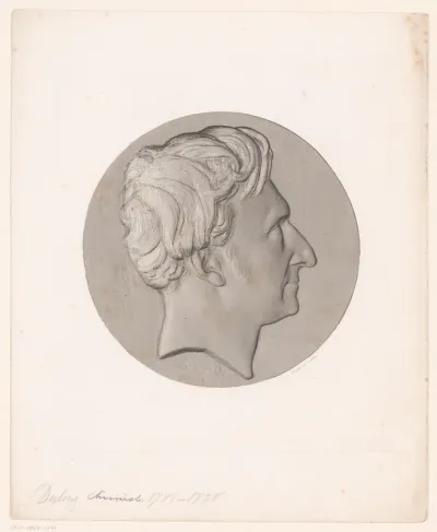 Medaille met portret van Pierre Louis Dulong
