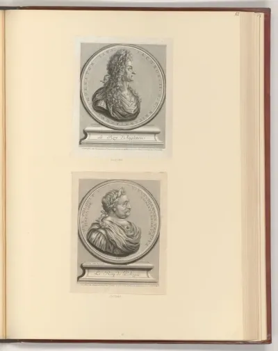 Medaillen Jakob II. von England; Johann III. Sobieski