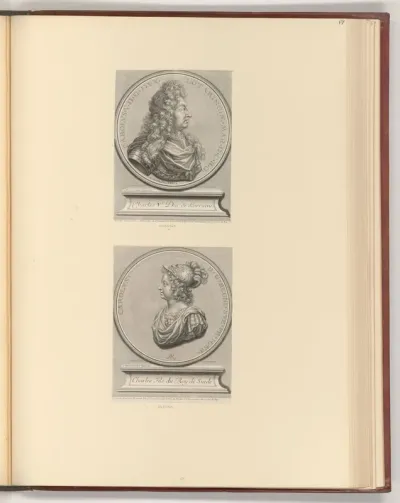 Medaillen Karl V. von Lothringen; Karl XII. von Schweden