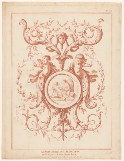 Medaillon en putti