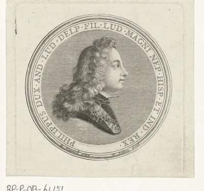 Medaillon met het portret van Filips IV van Spanje