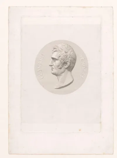Medaillon met het portret van Léonard Jéhotte