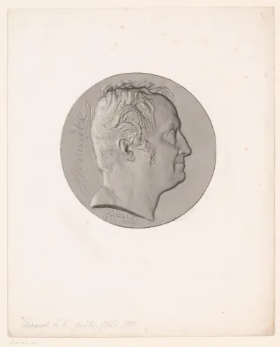 Medaillon met portret van Antoine-Vincent Arnault