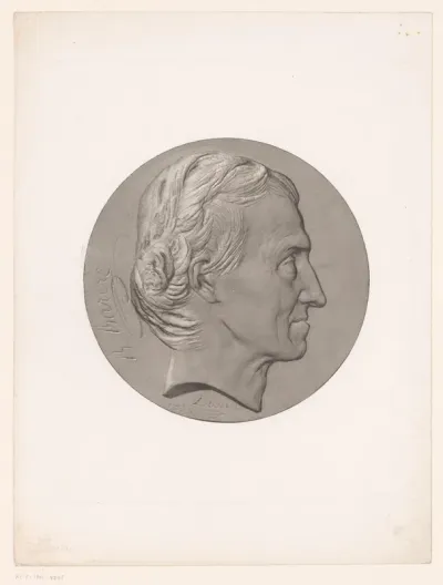 Medaillon met portret van Bertrand Barère