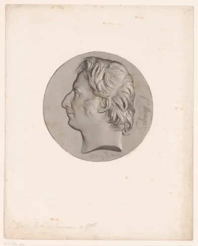 Medaillon met portret van François Arago