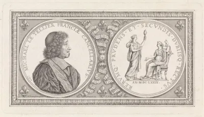 Medaillon met portret van Michel Le Tellier