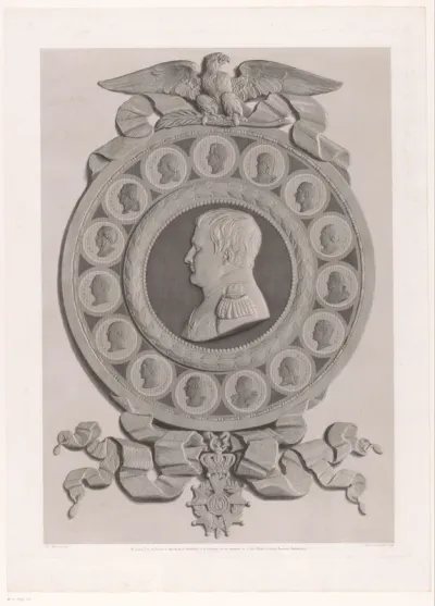 Medaillon met portret van Napoleon Bonaparte