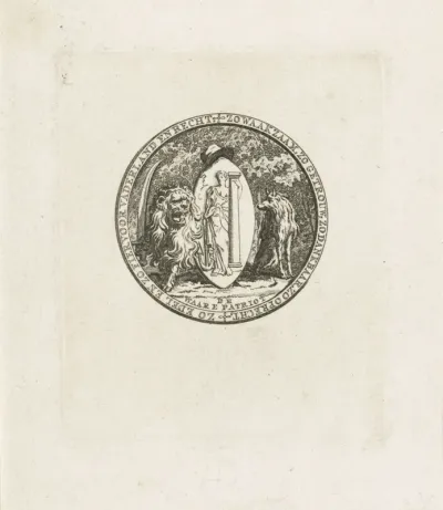 Medaillon voor de Waare Patriot, ca. 1784-1792