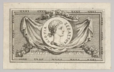 Medal with Portrait of Livy in the 5th Book, from Tibère ou les six premiers livres es Annales de Tacite Traduits par M. l'abbé de la Bléterie Professeur d'Eloquence au Collège Royal et de l'Académie Royale des Inscriptions et Belles-lettres. A Paris