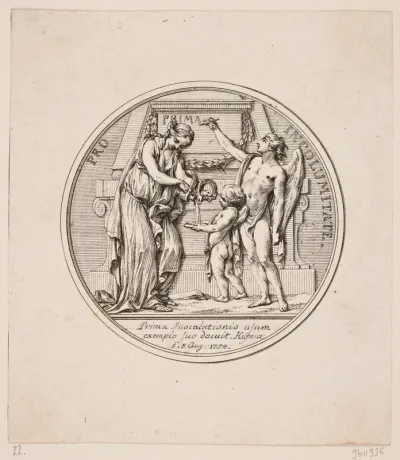 Medaljon i anledning af grevinde Bernstorffs inoculation