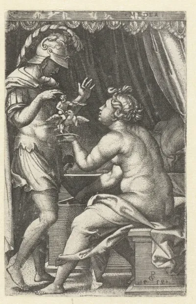Medea geeft de Penaten terug aan Jason