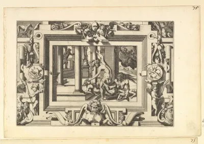 Medea Kills Her Two Children by Jason (Pour qui d'Absyrte a le sang repandu, fait que du sien le tort lui soit rendu...)