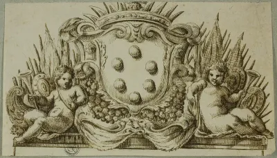 Medici Coat of Arms Flanked by Putti