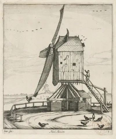 Meelmolen, ca. 1625