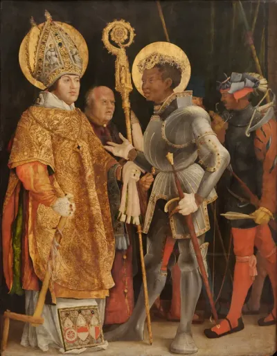Meeting of St Erasm and St Maurice