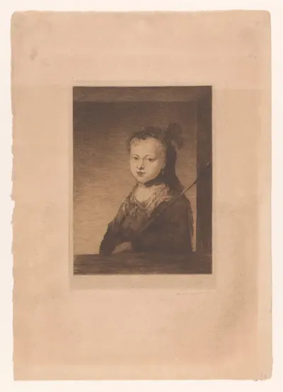 Meisje als herderin
