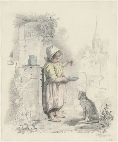 Meisje met een hond
