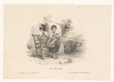 Meisje met tortelduif
