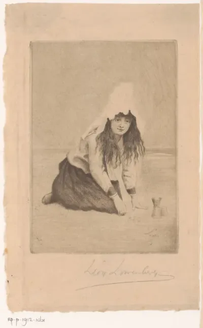 Meisje op het strand