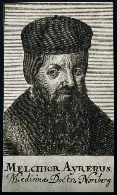 Melchior Ayrer. Line engraving, 1688