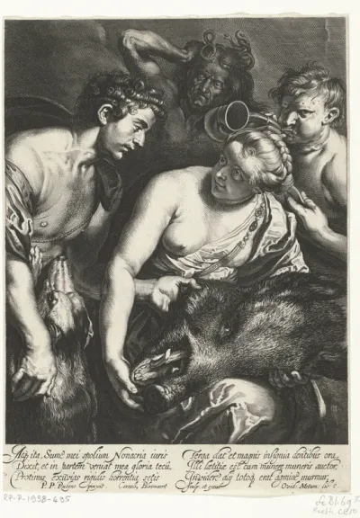 Meleager en Atalanta