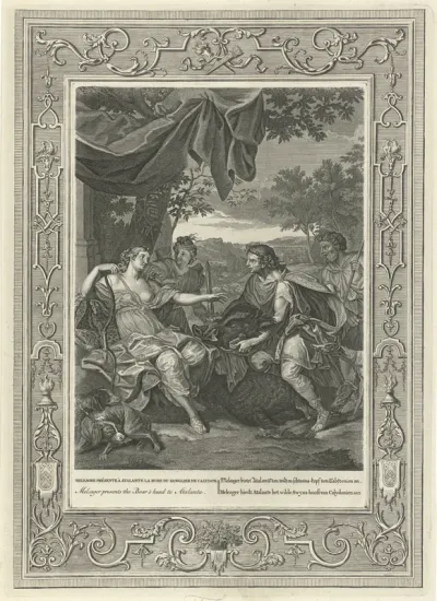 Meleager en Atalanta