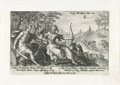 Meleager en Atalanta