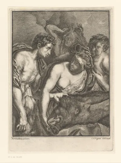 Meleager en Atalante