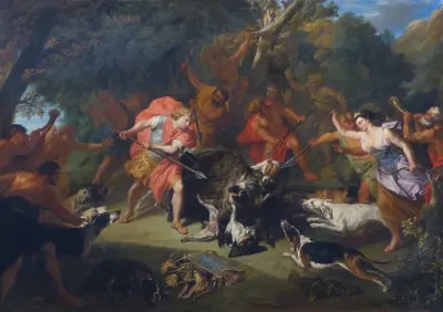 Meleager Kills Calydon Boar