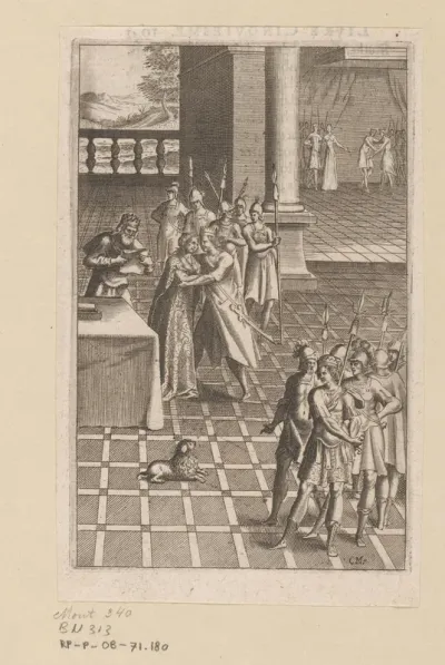 Meleander leest in een brief dat Argenis en Archombrote broer en zus zijn