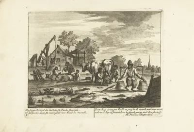 Melkende apen, ca. 1720