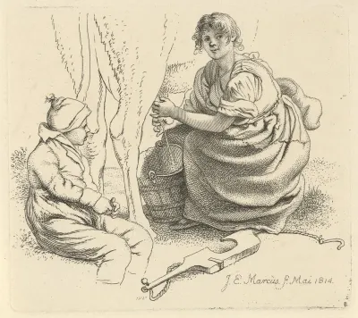 Melkende vrouw