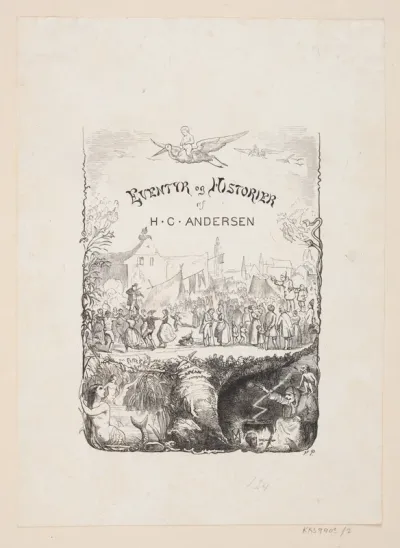 Mellemtitel nr. 2 til H.C. Andersen, "Eventyr og Historier", Bind 1