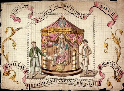 Members of a friendly society compensating one of its members for ill-health