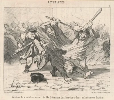 Membres de la société de secours du Dix-Décembre ...