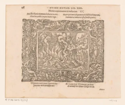 Memnon op de brandstapel