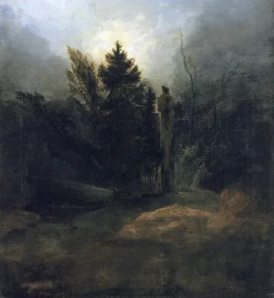 Memorial Column in the Forest