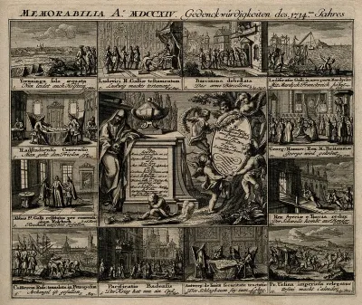Memorial of European events in the year 1714