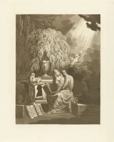 Memorieprent voor Johannes Hulsius van de Wijnpersse