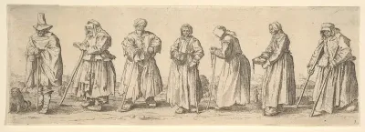 Men and women beggars