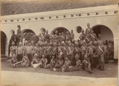 Men of Elephant Battery, Jhansi (verso)
