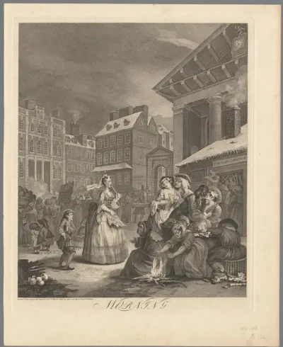 Menigte in Covent Garden