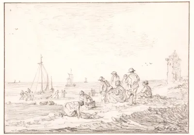 Mennesker på stranden