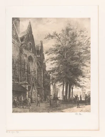 Mensen voor Marktkerk te Hamelen