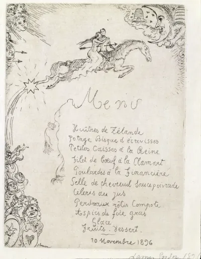 Menu for Ernest Rousseau